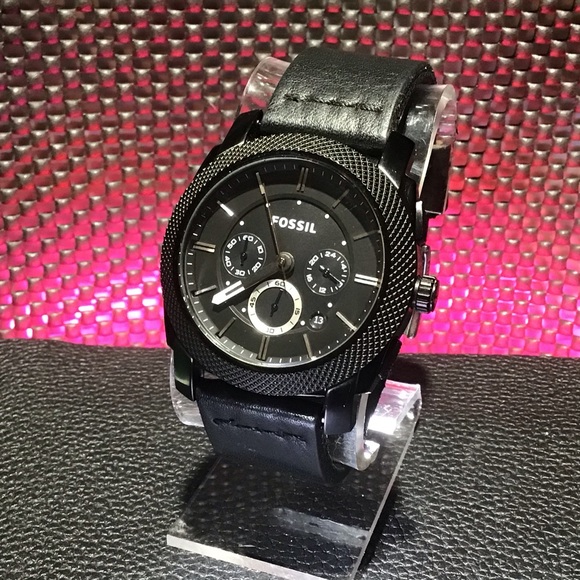 Fossil Machine on Leather - Picture 2 of 6